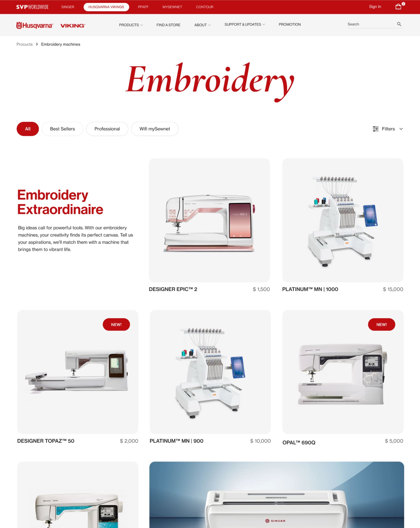 case study singer embroidery category page idib agency
