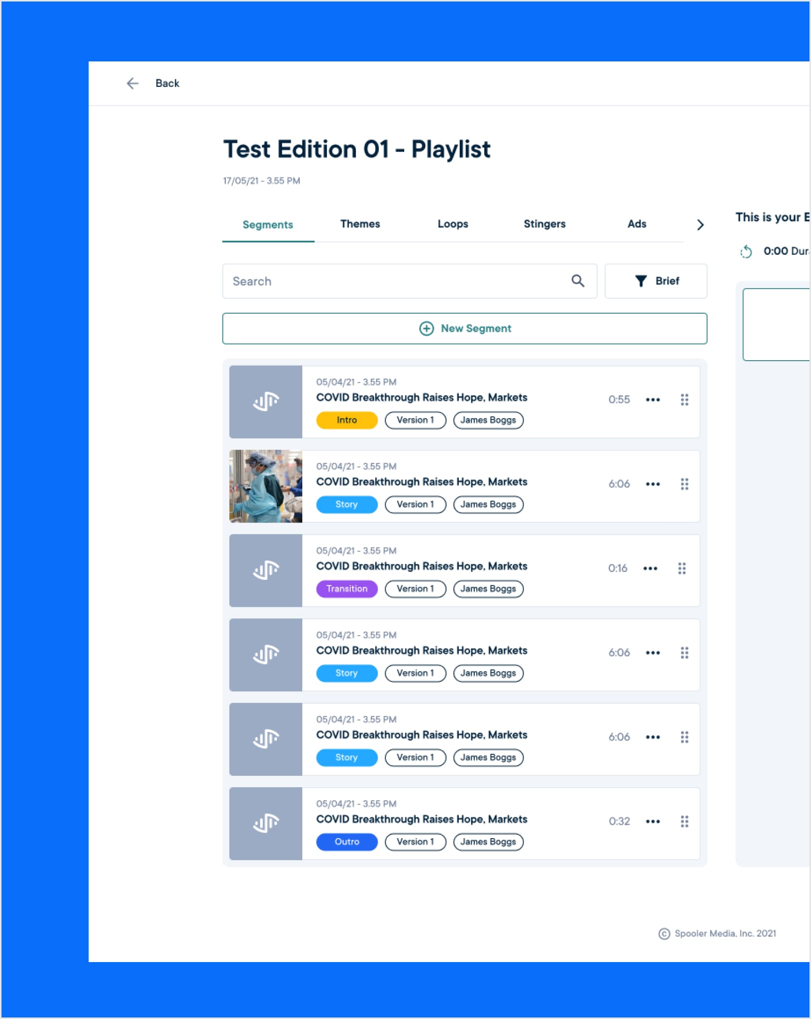 case study spooler dashboard audio idib agency